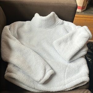 All in Motion Cozy Fleece Pullover - Baby Blue, Size Small